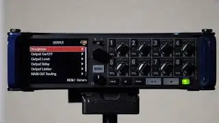 Sound for Video Session: Headphone and Output Routing Demo - Zoom F8 Recorder