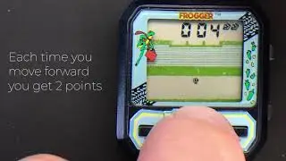 Nelsonic Frogger game watch - background and gameplay