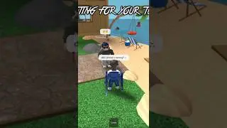 HAHA HE LOGGED🥹😘 || #roblox #murdermistery2 #customuse #mm2 #mm2roblox #robloxedit