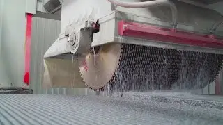 Extremely Perfect Granite Fabrication Process & Biggest Granite Block Machine Cutting quick Easy !!