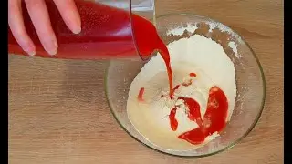 Пирог Томатный сок с мукой и вы будете в восторге от результата😮К чаю за копейки Быстро-Вкусно
