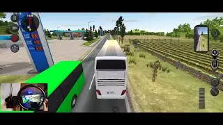 Bus Simulator Ultimate Steering Wheel Android Gameplay New Route on Germany