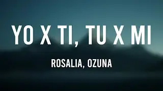 Yo x Ti, Tu x Mi - Rosalia, Ozuna (Lyrics Video)