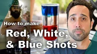How to make a RED WHITE AND BLUE Shot, and other patriotic shots!