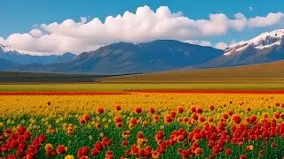 Spring in mounty Spain | Marbella to Malaga | Drone | Flowers | 4K 2024