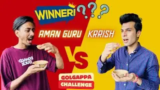 Unlimited Golgappa Challenge 🥵 | amanguru vs  @ikrrish_09_ |