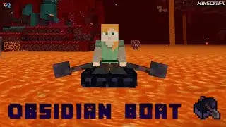 Obsidian Boat (Nether Boat)