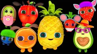 Baby Sensory Collection - Funky Fruits High Contrast, Visual Development and Fun Animation!!