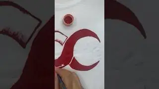 100. Yıl Tişörtü Boyadım 🇹🇷 Videonun uzun versiyonu için Kaynak’a tıklayın ❤️