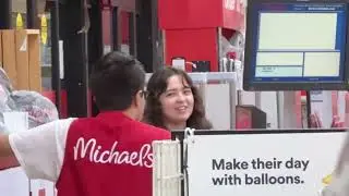 My Daughter at her Job Micheal’s In Coral Springs!  So proud of her!!  Nov 2023