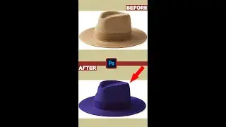 How to change hat color easily in photoshop 2025
