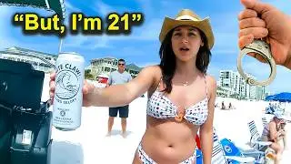 Spoiled Brat Drinks Underage on Spring Break… Ends Up in Jail