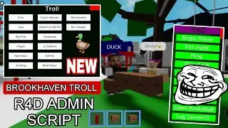 New Brookhaven R4D Script Tool Admin Troll Gui |Hydrogen,fluxus,Arceus x Mobile