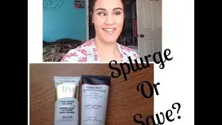 Splurge or Save? Laura Geller Spackle face primer vs. Covergirl TruBlend face primer