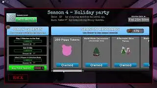 Piggy Battle Pass Season 4  Holiday party  CONCEPT!