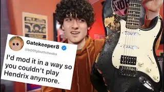 Remotely Ruining a Squier Stratocaster