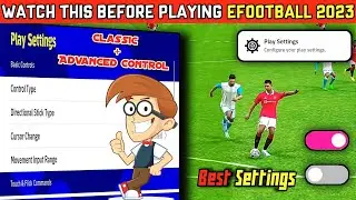 Best new play settings efootball 2025 | Play settings setup pes 2025 mobile