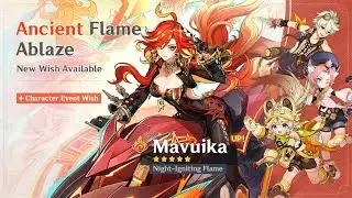 Genshin Impact Mauvika banner Wishing with 50 pity