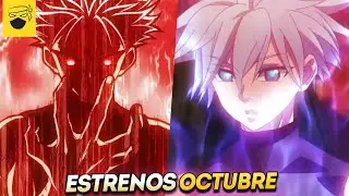 ESTRENOS ANIME OCTUBRE 2023: NETFLIX, Crunchyroll, Disey+, Animeflv xd y más...