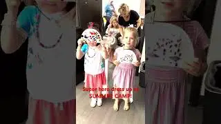 Superhero dress-up day at Allen ISD Summer Camp!