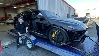 WRECKED Lamborghini URUS Fixed Like Brand New!!