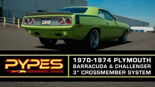 1970-74 Plymouth Barracuda & Dodge Challenger 3" Exhaust System