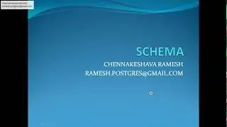schema in postgres