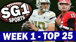 Week 1 Top 25 Rankings / Takeaways from Week Zero - 2024 College Football Season