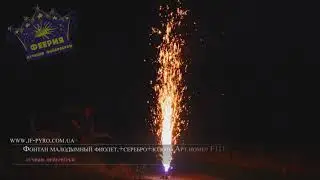 Фонтан пиротехнический малодымный. Арт. номер F111