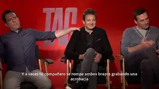 Ed Helms, Jeremy Renner y Jon Hamm de 