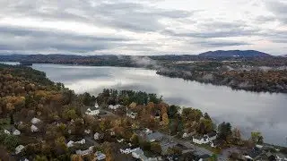 Harrison Village Maine | Drone photography