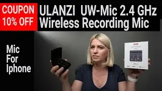 ULANZI UW-Mic 2.4 GHz Wireless Recording Microphone. Best Microphone for  Iphone and Android