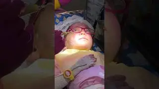 Eloah super comportada na dentista 🦷