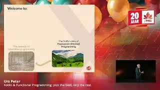 J-Fall 2023: Kotlin & Functional Programming: pick the best, skip the rest - Urs Peter