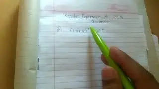 Regular Expression to CFG Conversion