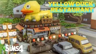 Snowy Escape || Yellow Duck BBQ Restaurant & Bar || The Sims 4 Speed Build || No CC || No T.O.O.L