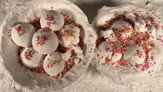 Soft scoops of icecream | ASMR Baking Soda | #asmrbakingsoda #asmrcrunchy #asmrpowder