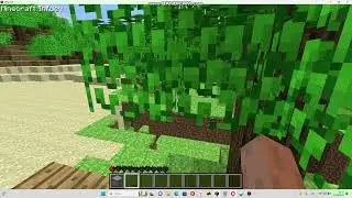 Minecraft,но это выживание с половиной сердечка на старой версии