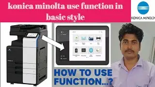 How to use konica minolta bizhub c250i/c360i/c266i/c306i series xerox machine default in clsic style