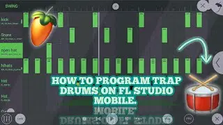How To Make Crispy Drum Pattern For Trap Beats On | FL Studio Mobile