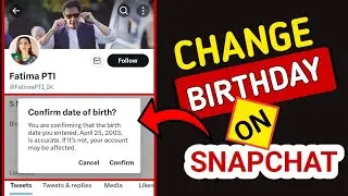 How To Change Birthday On Twitter Account 2023 | Unlock iOS
