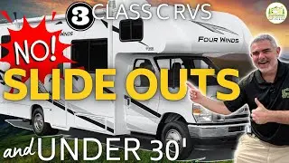 Class C Motorhomes With NO Slide Outs - Under 30'  - 2024 Models