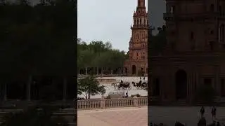 Good morning #seville #sevilla #caballos #plazadeespaña #sevilla