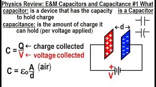 Physics Review: E&M Capacitors and Capacitance #1 What Is A Capacitor