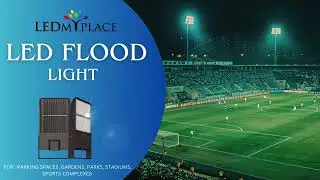 LED Flood Light Unboxing : Powerful Outdoor Lighting