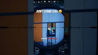 Don't stand still in Fortnite #fortnite #fortniteclips #shorts #fortniteshorts  #gaming
