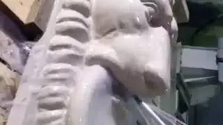 Барельефы из камня - производство льва (компания ISAKIDIS GRANITES)