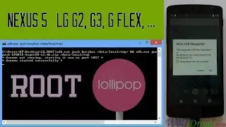 How to Root Nexus 5, LG G2, LG G3, LG G Flex, ... on Lollipop
