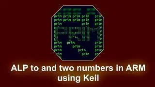 And of two numbers | Assembly language | ARM | How to use Keil