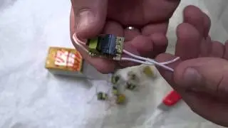 Посылка из Китая. 10 драйверов 220 на 3.6 вольта для светодиодов. Видео №48
